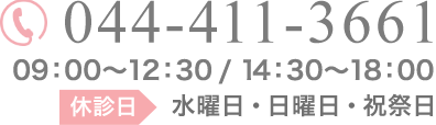 電話番号：044-411-3661